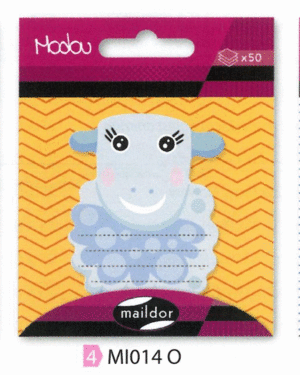 Bloc Notas Adhesivo Maildor Modou 50 Hojas Ovejita Mi0140