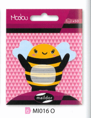 Bloc Notas Adhesivo Maildor Modou 50 Hojas Abeja Mi0160
