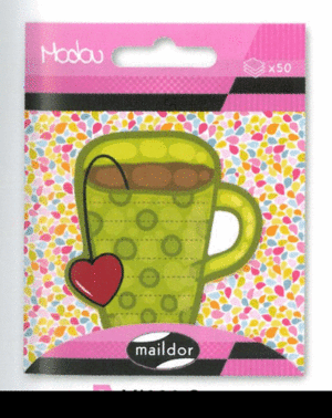 Bloc Notas Adhesivo Maildor Modou 50 Hojas Mug Mi0200