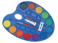 Paleta Acuarelas Milan 12 Pastillas 45Mm