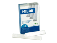 Caja 10 Tizas Blancas Milan Triangulares 242210