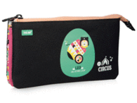 Portatodo 5 Compartimentos Circus Rosa L 081133Crpl