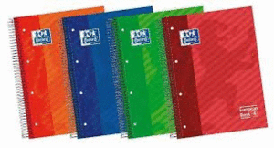 Bloc Cuadros Oxford European 120 Hojas A4 102320614 5 Colores