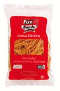 Bolsa 100 Grs. Gomas Elasticas 2Mm X 16 mm Fixo Nº 16