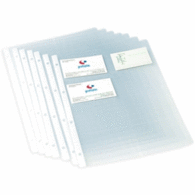 Funda Tarjetas Pvc 10 372100 Tamño A4