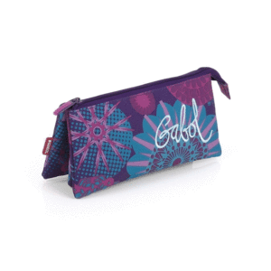 Estuche Portatodo Gabol School Vanila Triple 22 cm 217737