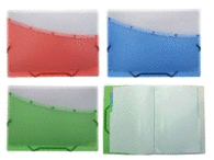 Carpeta Polipropileno Clasificadora Transparente Bicolor 305925