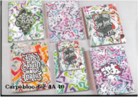 Carpeta 4A 40 cm Folio Esla 15 Grafitti 9407 Karmamania