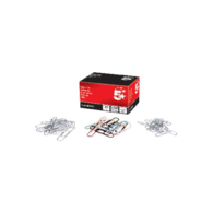 Caja 100 Clips 5 Estrellas Nº 2 33 mm 503360 Plata