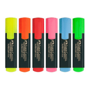 Rotulador Fluor Faber Castell Verde