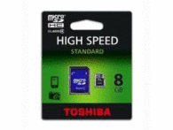 Tarjeta Memoria Micro Sdhc 8Gb + Adaptador Toshiba
