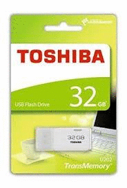 Pendrive Toshiba Memoria 32Gb 2,0 Hayabusa Blanca