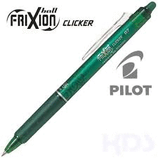 Boligrafo Pilot Frixion Clicker Verde