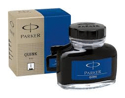 Tintero Parker Azul/Negro Estilografica