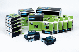 Cinta Dymo D1 12 mm Negro/Blanco