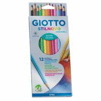 Lapiz Giotto Stilnovo Acuarelable 12 Colores