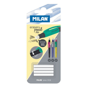 Blister Recambio 4 Gomas Portaminas Milan Pl1