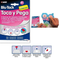 Pegamento Tack Blu-Tack para Goma Eva Paquete 4 Hojas Toca y Pega
