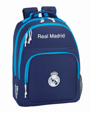 Mochila Safta Adaptable Real Madrid Daypack Doblre Blue 611657560