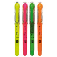 Rotulador Fluor Rosa Hl1 Tinta Liquida Punta Biselada Scriba