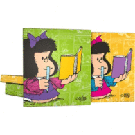 Carpeta 4A A5 Cuarto 4020 Mafalda Naranja