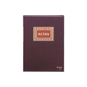 Libro Actas Dohe 100H