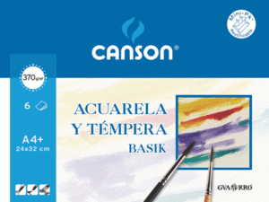 Sobre Minipack A4 Acuarela 6 Hojas 370 Grs
