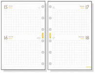 Recambio Agenda Finocam C297 602 2D/P 2016