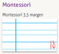 Libreta Escolofi Folio Pauta Montesori 50 H Grapa 1320873