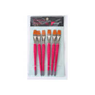 Pincel Pryse 61100 Nº 18 Plano 1P Mango Cuadrado Corto Sintetico