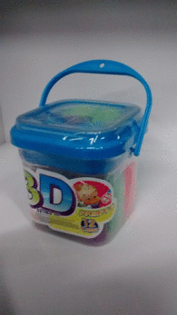 Cubo Plastilina Pampy Poessa 10 Piezas con Moldes 321163