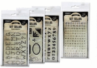 Set Sellos Scrapbooking Transp Decoracion Abecedario Minusculas