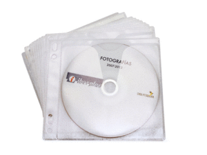 Funda Cd con Solapa Dvd 949036 Iberplas Plastico 150 Micras