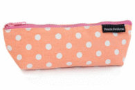 Portatodo Triangular Lunares Blancosa