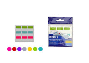Indices Autoadhesivos 25 mm Blister 45 Unidades
