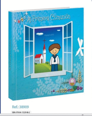 Libro Comunion Arguval Imitacion Foto Niño Azul 38909