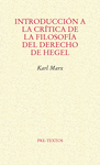 Introducción a la Crítica de la Filosofía del Derecho de Hegel