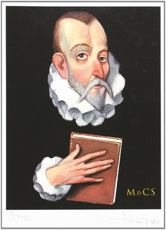 Ilustracion Miguel de Cervantes - Coloquio de los Perros