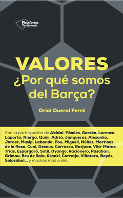 Valores por que Somos del Barça