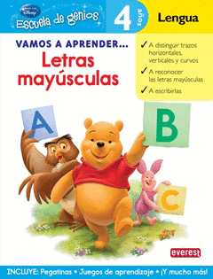 Vamos a Aprender... Letras Mayusculas. 4 Años. Lengua