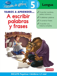 Vamos a Aprender... A Escribir Palabras y Frases. 5 Años. Lengua