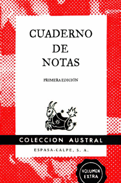 Cuaderno Notas Rojo Austral 9X14