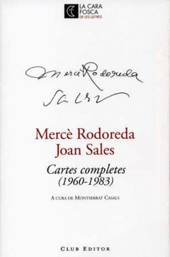 Cartes Completes (1960-1983), Rodoreda - Sales