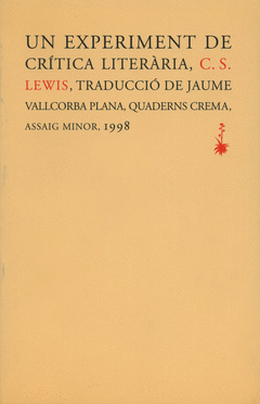 Un Experiment de Critica Literaria