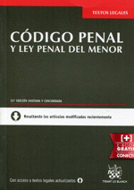 Codigo Penal y Ley del Menor 21ª Edicion